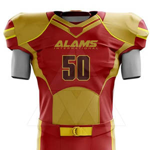 Uniforme de fútbol americano para uso en exteriores, uniforme de fútbol americano de color contrastante para equipo - Product Image 3