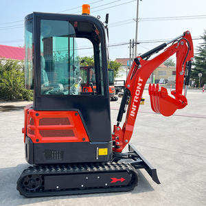 Multifunctionele minigraafmachine te koop, kleine graafmachine met volledige set accessoires voor het leggen van pijpleidingen - Product Image 1