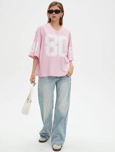 2025 camisetas cuadradas con impresión personalizada de alta calidad, camisetas de fútbol americano de gran tamaño de malla, ropa de fútbol, camisetas cortas transpirables - Product Image 2