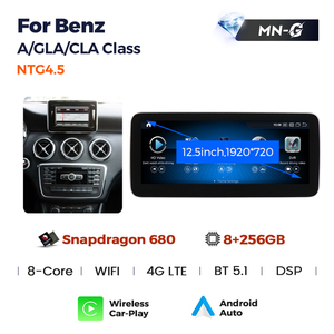 Lecteur vidéo tactile Android MEKEDE 1920*720P Qualcomm 680, autoradio stéréo, caméra <span class=keywords><strong>de</strong></span> <span class=keywords><strong>recul</strong></span> pour <span class=keywords><strong>Mercedes</strong></span> Benz <span class=keywords><strong>Classe</strong></span> A/GLA/CLA - Product Image 4