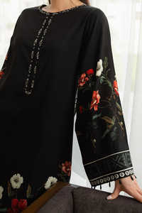 Vestido Lehenga Choli Anarkali Largo de Chifón de Lujo con Bordado y Adornos Decorativos para Mujer, Estilo Indio Pakistaní, para Fiestas Formales - Product Image 5