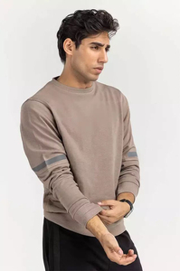 Sudadera con cuello redondo de lana para hombre, Jersey de manga larga, de colores sólidos, nueva, venta al por mayor, 2022 - Product Image 2