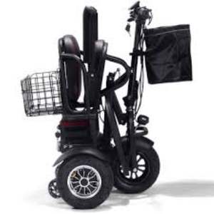 Tricycle électrique pliable à double moteur 48v 700w noir avec batterie au lithium MT-FOLD-TRK-700 42x22x33 pouces - Product Image 4