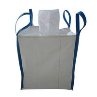 Sac tubulaire FIBC blanc de grande taille, 100% polypropylène vierge, conteneur durable et respirant, facteur de sécurité 5:1 pour le stockage et l'expédition