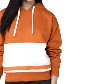 Sweat à capuche décontracté de bonne qualité pour femmes 100% coton confortable respirant Basics Prix raisonnable Facile à porter et à laver - Product Image 3