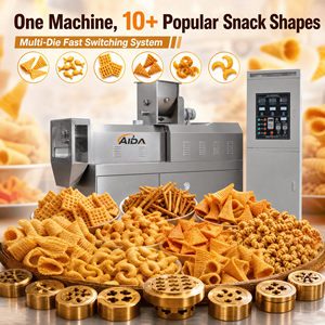 Máquina Automática para Freír Chips de Maíz, Línea de Procesamiento de Snacks <span class=keywords><strong>Doritos</strong></span>, Extrusora para Producción Industrial - Product Image 4