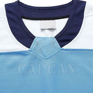 Maillot de hockey sur glace professionnel sur mesure avec logo personnalisé, respirant, séchage rapide, 100% polyester, manches longues pour le hockey sur glace - Product Image 4