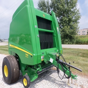 Presse à balles ronde tractée par un tracteur, mini-presses à balles de foin et de paille, compacteur d'herbe et de fourrage, utilisation agricole - Product Image 1