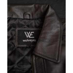 Veste en cuir véritable marron décontractée pour l'automne SF001, capuche amovible, fermeture éclair réversible, imperméable, doublure en peau de mouton, tailles XS à 6XL - Product Image 6