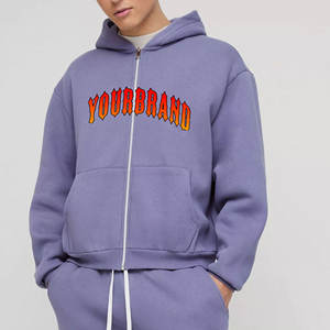Ventes en gros de sweats à capuche pour hommes de haute qualité 100% coton avec fermeture éclair, logo personnalisé, couleurs et tailles variées - Product Image 4
