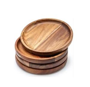 Plato de Madera Ecológico y Seguro para Cargadores, 100 Piezas, Diseños Personalizados para una Alimentación Saludable por ELEGANT DESIGNS - Product Image 1