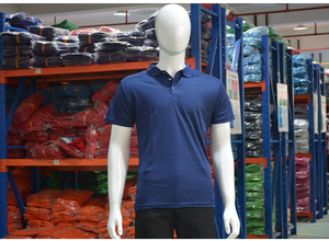 เสื้อยืดโปโลสำหรับผู้ชายเสื้อยืดโปโลผ้าโพลีเอสเตอร์สำหรับนักธุรกิจออกแบบโลโก้ได้ตามต้องการ - Product Image 6