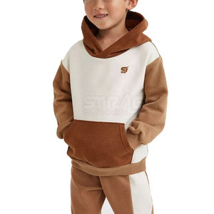 Ensemble de survêtement confortable pour enfants, tissu flexible pour l'école et les activités ludiques, survêtement pour enfants avec taille élastique - Product Image 4