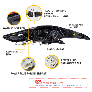 Conjunto de Luces Traseras LED Ahumadas VLAND para Hyundai Elantra MD Limited SPEC 2011 2012 Lci 2013 2014 2015 2016 - Product Image 5