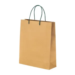 Borse per la spesa in carta riciclata ecologica con soffietto per gadget promozionali - Product Image 5