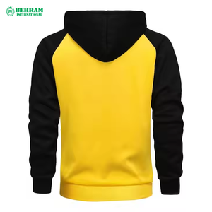 Sweats à capuche unisexes zippés de haute qualité 2026 – Décontractés, patchwork, respirants, 100 % coton molletonné/éponge française, séchage rapide, style urbain - Product Image 6