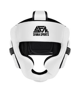 Protector Facial de Cuero Personalizable para Entrenamiento de Boxeo, Duradero para Adultos y Jóvenes, Alto Rendimiento, Todas las Temporadas - Product Image 1