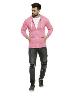 Vente en gros de sweat à capuche de sport pour hommes de meilleure qualité vêtements de plein air doux et chauds avec broderie de logo personnalisé techniques de bouffée et fermeture éclair - Product Image 4