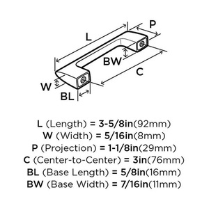 Tirador de armario de cajón Industrial al por mayor para el hogar cocina muebles de oficina hardware puerta cajón armario manija - Product Image 3