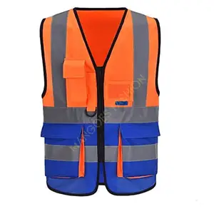 Reflecterende Hi Vis Veiligheidsvest Werkshirt-Hoge Zichtbaarheid Werkkleding Shirts Beveiligingspersoneel Bouwvakkers