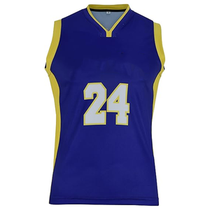 Ensemble de maillots de basket-ball 2 pièces légers pour hommes Uniforme adulte sans manches respirant avec techniques imprimées grande taille - Product Image 2
