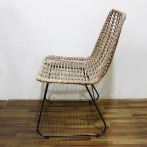 Comhome-Elegante sillón reclinable de ratán de plástico con almacenamiento integrado y cojines a juego para un descanso elegante - Product Image 4