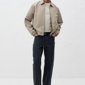 เสื้อยืดคอกลมแขนสั้นสำหรับผู้ชายผ้าฝ้าย100% ธรรมดาระบายอากาศได้ป้องกันรอยยับ - Product Image 5