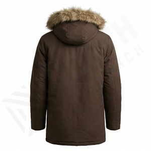Chaqueta Parka de Invierno para Hombre, Abrigo Cálido con Capucha Desmontable, Reversible, Opciones de Tallas Grandes, Térmica, Cortavientos, Moderna - Product Image 2