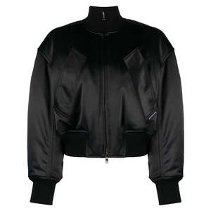 Blank Bomber Jacket <b>for</b> <b>men</b> Premium Quality Solid <b>Black</b> Baseball varsity style bomber Coaches jacket <b>for</b> <b>men</b> - Product Image 5
