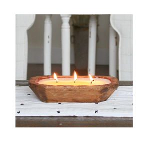 Bougie en pâte de bois bol meilleur prix pour la décoration de Table à la maison bol à bougie en bois bonne qualité artisanat fait main bol - Product Image 3