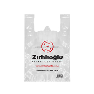 Bolsas de Plástico HDPE Rojas de Alta Calidad para Camisetas, Bolsas Desechables para Compras al por Mayor, Turquía - Product Image 2