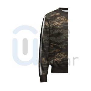 Sudaderas personalizadas de alta calidad para hombre, Sudadera de cuello redondo de tendencia, Top informal para exteriores, logotipo frontal de invierno, sudadera superior al por mayor - Product Image 4