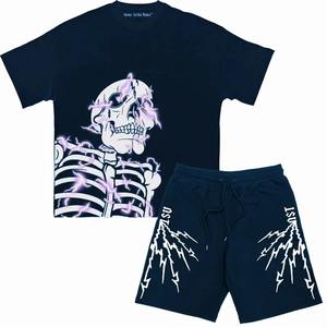 Custom Made New Arrival Panel Design Slim Fit Factory Price <b>Short</b> Sets Casual Bulk Wholesale Blank Affordable OEM <b>Short</b> Sets - Product Image 6