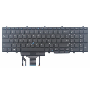 New Replacement Keyboard <strong>for</strong> <strong>Dell</strong> Latitude E5550 E5570 Precision <strong>US</strong> <strong>Backlit</strong> Keyboard <strong>for</strong> <strong>Laptop</strong> With Pointer 383D7 0383D7 - Product Image 2
