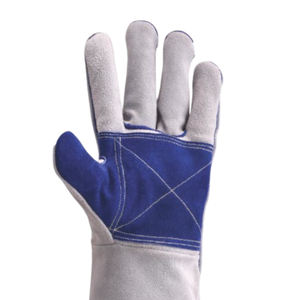 High Quality Leather <b>Tig</b> <b>Welding</b> <b>Gloves</b> 7 oz 16INCH Anti-Vibration Tear-Resistant Silicone-free Powder-free Safety - Product Image 6
