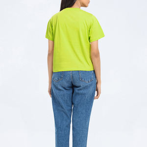 Camisetas de color de la mejor calidad para mujer, camisetas de manga corta con cuello redondo para mujer, disponibles en todos los tamaños - Product Image 6