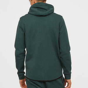 เสื้อสเวตเตอร์มีฮู้ดแฟชั่นสำหรับผู้ชายเสื้อกีฬาสีตามสั่งสไตล์เรียบง่ายใหม่ล่าสุด - Product Image 5