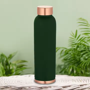 Botella de agua de alta demanda 100% Metal de cobre puro Metal ecológico para deportes y excelente para la salud de los adultos para viajes 2025 - Product Image 4