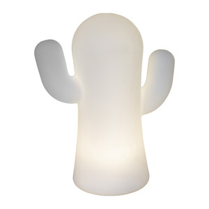 Lampada da Tavolo Mod.Panchito Bianco con Batteria Ricaricabile - Product Image 1