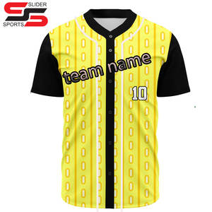 Camiseta de béisbol personalizada de poliéster 100% sublimada al por mayor Jersey de softbol en blanco ropa de equipo personalizada ropa deportiva Kit de béisbol - Product Image 5