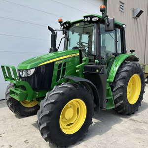 Tractor Agrícola John Deere 6130R, 160HP, 4WD, Tractor de Ruedas Verdes, Alta Productividad, Transmisión por Engranajes, Garantía de 4 Años - Product Image 3