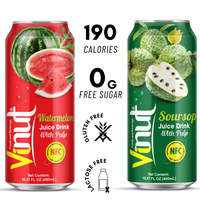 490ml Zuurzaksapflessen met vruchtvlees - Private Label OEM ODM Sapdrankfabrikant
