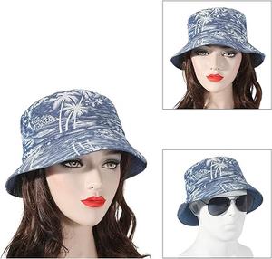 Pakistan fait impression casquettes rondes seau chapeaux bonne qualité tissu fait seau chapeau à vendre plage tête porter seau chapeau respirant - Product Image 2