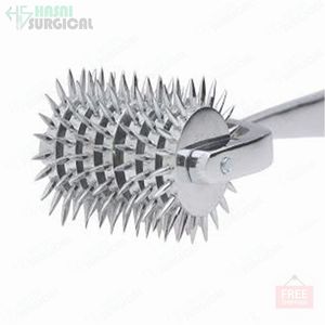 Gran oferta, logotipo y embalaje gratis de acero inoxidable de buena calidad con estilo personalizado, ruedas de pasador de tres cabezas Wartenberg. - Product Image 4
