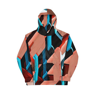 Nueva llegada de calidad superior de invierno básico impreso sudaderas con capucha ropa casual transpirable básico impreso sudaderas con capucha para adultos - Product Image 4
