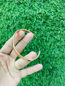 สร้อยข้อมือแม่เหล็กทองแดงบริสุทธิ์ทำด้วยมือแบบทันสมัยกำไลข้อมือทองกุหลาบพลังงานบำบัดโรคข้ออักเสบ - Product Image 3