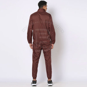 Active Wear Conjunto de chándales con cremallera estampada transpirable de invierno para hombres 2 piezas Algodón deportivo elegante de alta calidad - Product Image 3