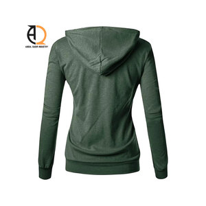 เสื้อฮู้ดผู้หญิงสีพื้นมีสไตล์ - Product Image 6