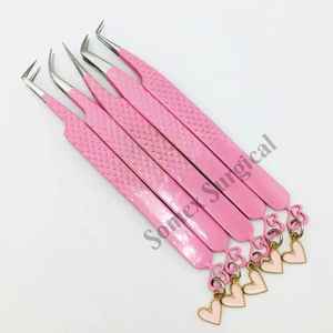 Pinces à épiler pour extensions de cils en acier inoxydable les plus vendues, nouveau design élégant pour la vente en gros, pinces à épiler pour extensions de cils de haute qualité - Product Image 2