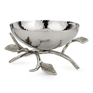 Bol décoratif finition argentée de qualité supérieure, élément d'accentuation élégant pour la décoration de table, maisons, bureaux et événements, en provenance d'Inde - Product Image 2